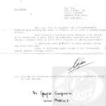 Pino Letter From Campanini 1974