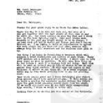 Behringer Letter From Butterfield